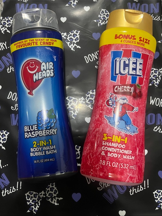 Other - Blue Raspberry 2-in-1 Body Wash Bubble Bath - Cherry 3-in-1 Pick 1
